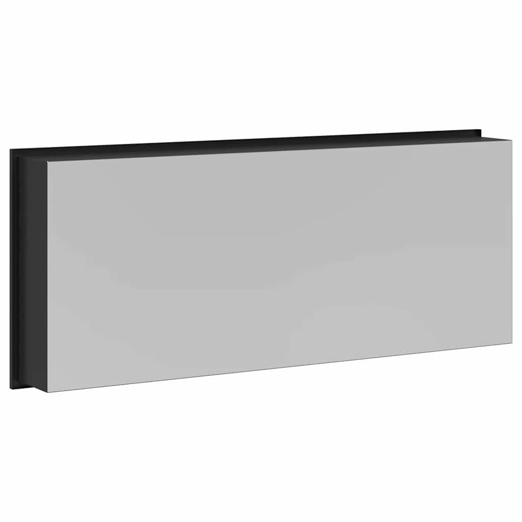 Douche Niche Zwart 75 x 30 x 9,5 cm Roestvrij staal