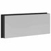 Douche Niche Zwart 75 x 30 x 9,5 cm Roestvrij staal
