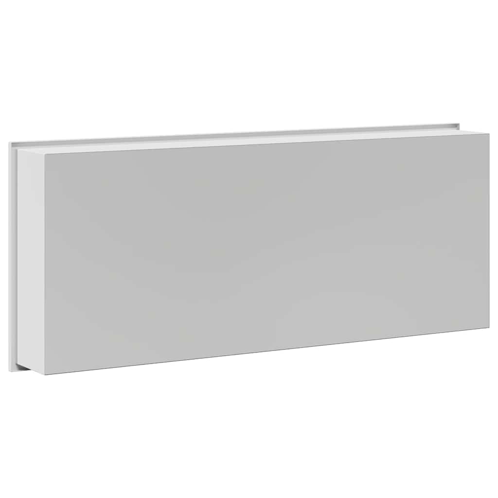 Douche Niche Wit 75 x 30 x 9,5 cm Roestvrij staal