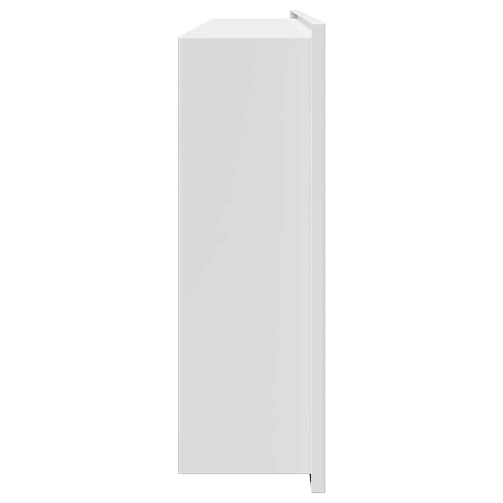 Douche Niche Wit 75 x 30 x 9,5 cm Roestvrij staal