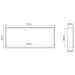 Douche Niche Wit 75 x 30 x 9,5 cm Roestvrij staal