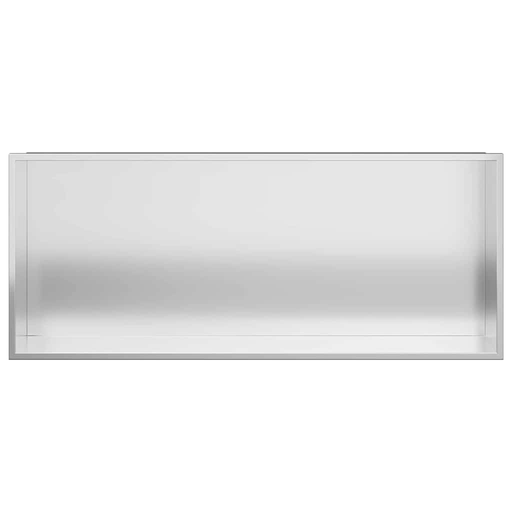 Douche Niche Zilver 75 x 30 x 9,5 cm Roestvrij staal