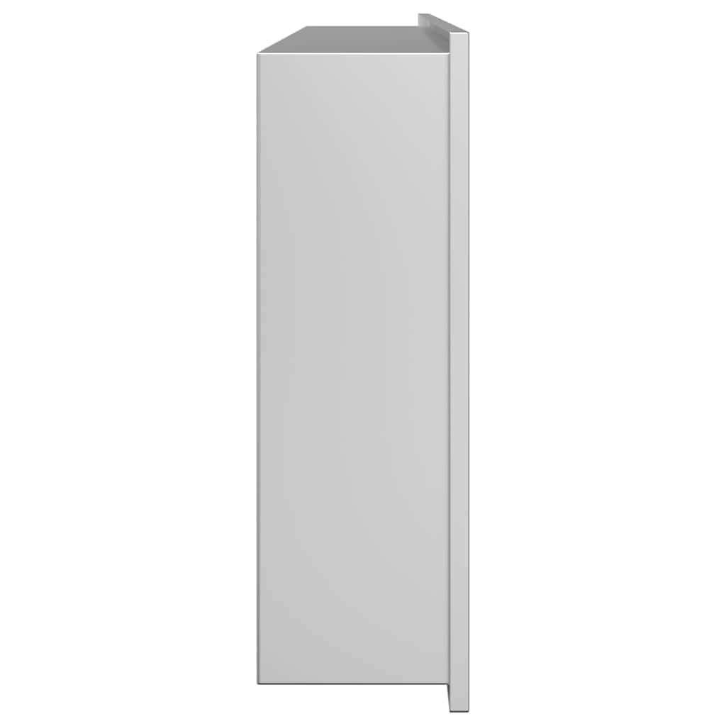 Douche Niche Zilver 75 x 30 x 9,5 cm Roestvrij staal