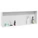 Douche Niche Wit 90 x 30 x 9,5 cm Roestvrij staal
