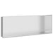 Douche Niche zilver 90 x 30 x 9,5 cm Roestvrij staal