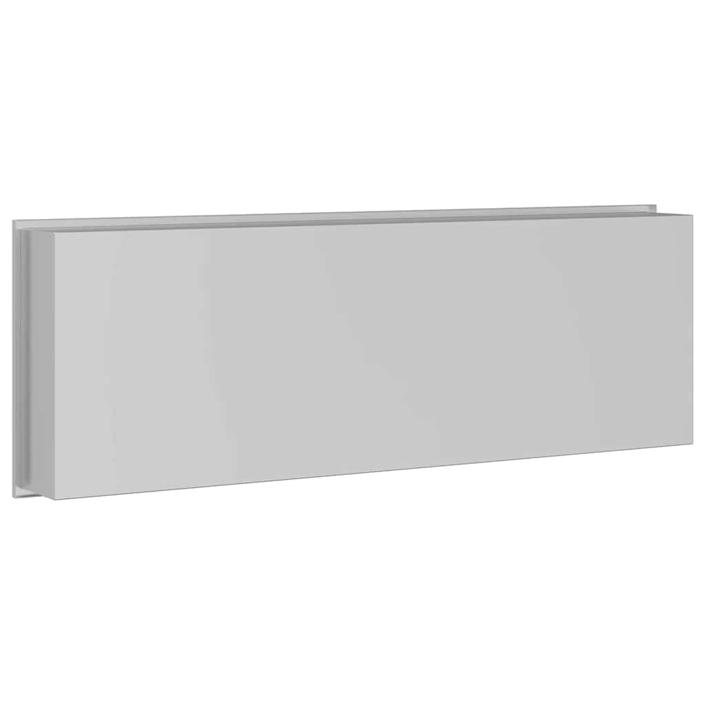Douche Niche zilver 90 x 30 x 9,5 cm Roestvrij staal