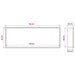 Douche Niche zilver 90 x 30 x 9,5 cm Roestvrij staal