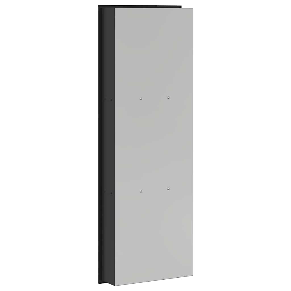 Inbouwnis douche Zwart 92 x 32 x 10 cm Roestvrij staal