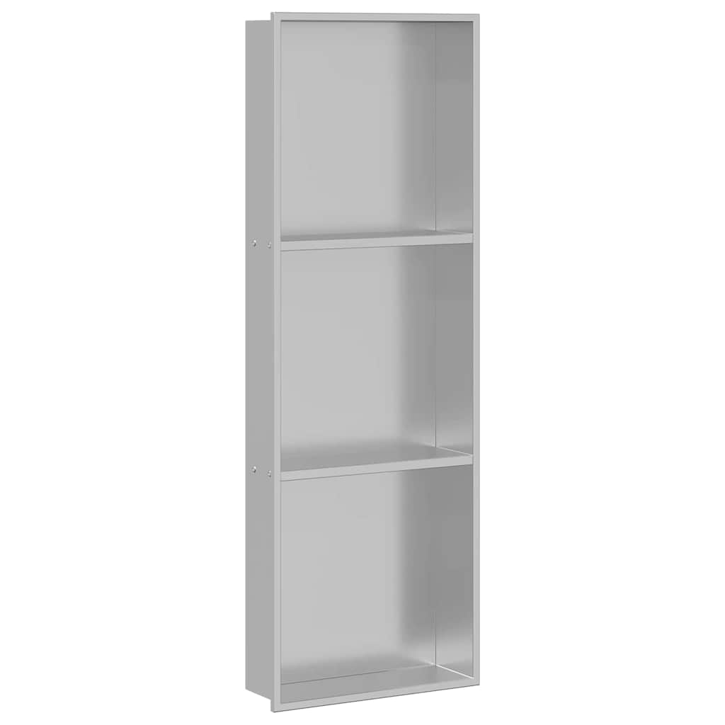 Douche Niche Zilver 90 x 30 x 9,5 cm Roestvrij staal