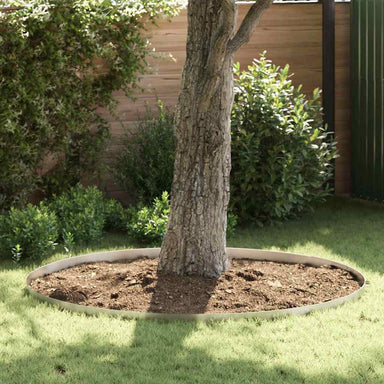 Tuinrand 450 x 0,05 x 10 cm Roestvrij staal Zilver