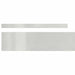 Tuinrand 450 x 0,05 x 10 cm Roestvrij staal Zilver