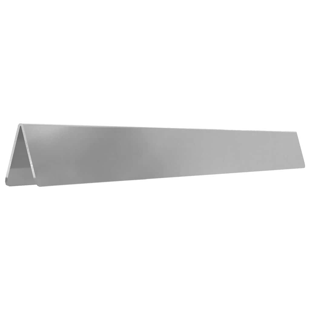 Tuinrand 450 x 0,05 x 10 cm Gegalvaniseerd staal Zilver