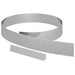 Tuinrand 4 st 450 x 0,05 x 10 cm Gegalvaniseerd staal Zilver