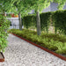 Tuinrand 450 x 10 cm weervast staal Roestig