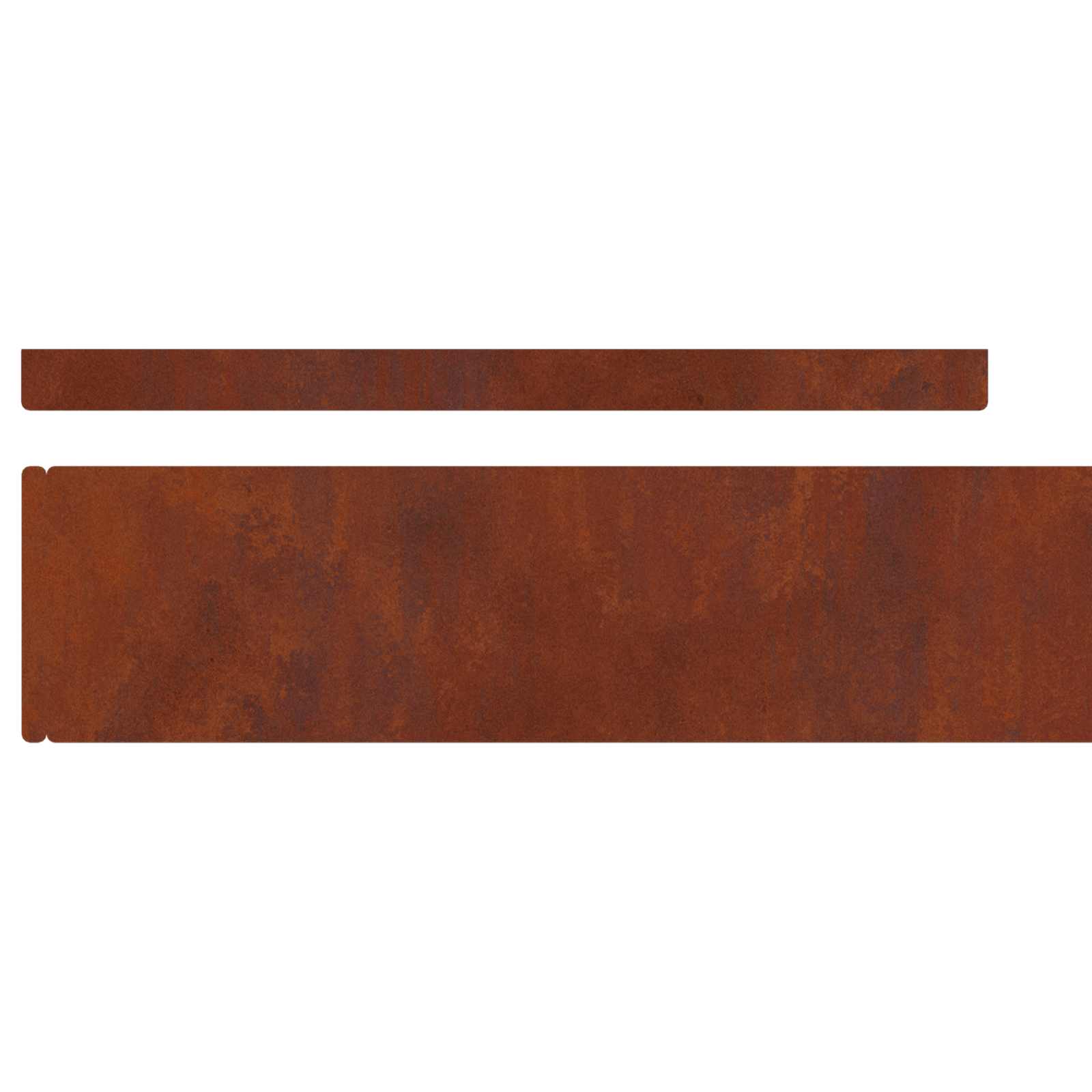 Tuinrand 450 x 10 cm weervast staal Roestig