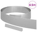 Tuinrand 450 x 0.05 x 15 cm Gegalvaniseerd staal Zilver