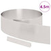 Tuinrand 450 x 0,05 x 20 cm Roestvrij staal Zilver