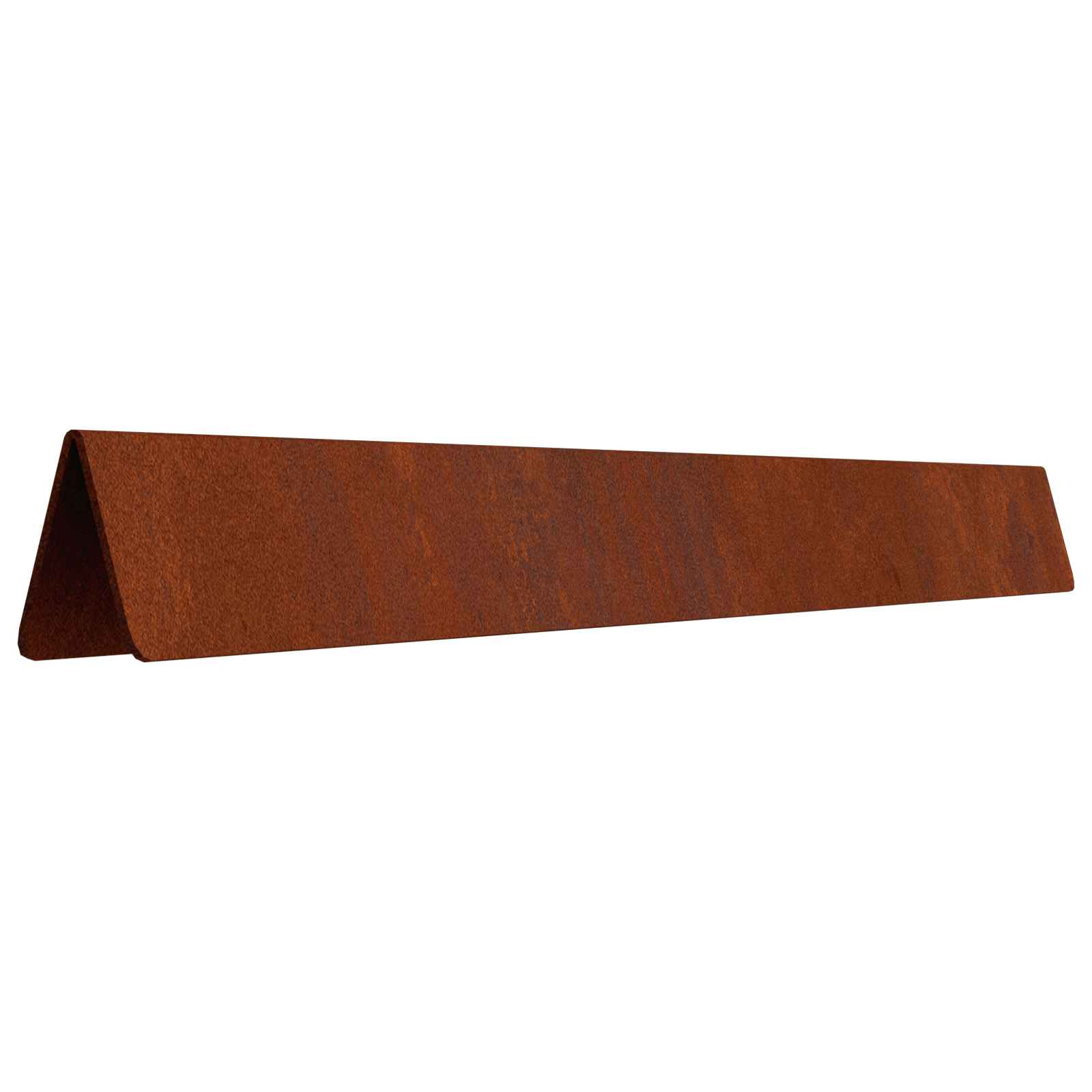 Tuinrand 450 x 20 cm weervast staal Roestig