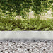Tuinrand 450 x 25 cm Roestvrij staal Zilver