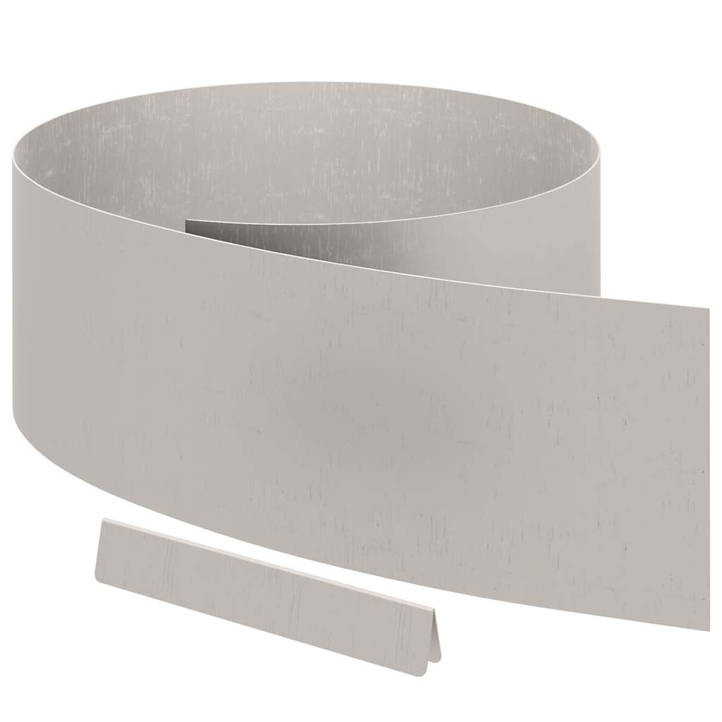 Tuinrand 4 st 450 x 0,05 x 25 cm weervast staal Roestig
