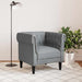 Bank Lichtgrijs 78,5 x 74,5 x 74,5 cm Polyester