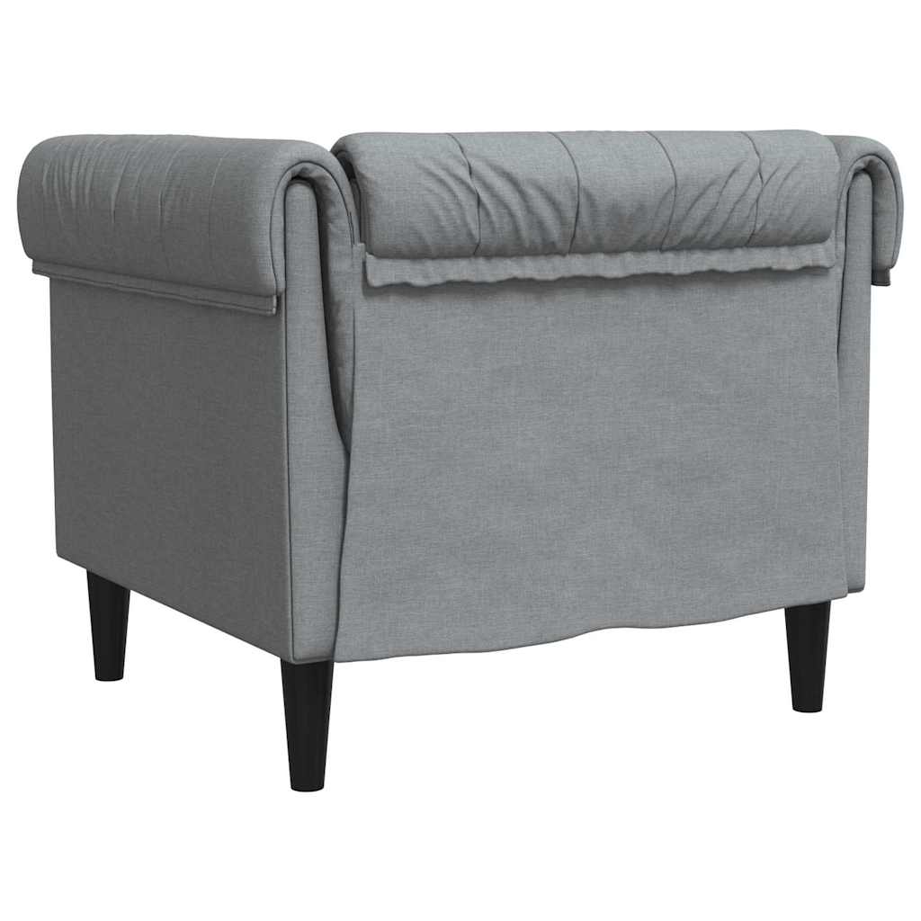 Bank Lichtgrijs 78,5 x 74,5 x 74,5 cm Polyester