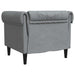 Bank Lichtgrijs 78,5 x 74,5 x 74,5 cm Polyester