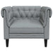 Bank Lichtgrijs 78,5 x 74,5 x 74,5 cm Polyester