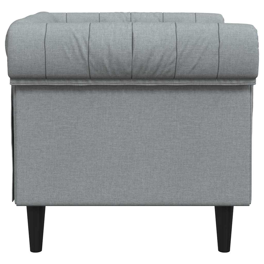 Bank Lichtgrijs 78,5 x 74,5 x 74,5 cm Polyester