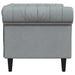 Bank Lichtgrijs 78,5 x 74,5 x 74,5 cm Polyester