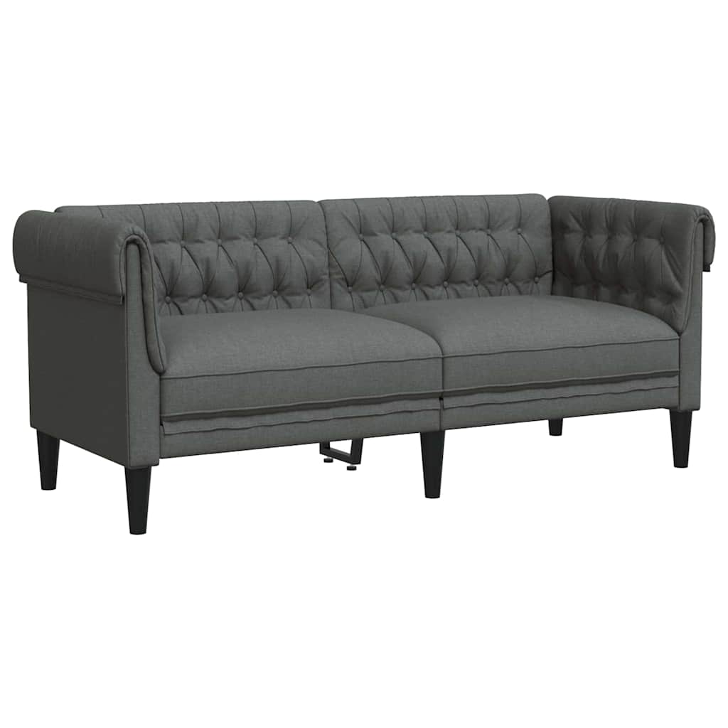 Bank Donkergrijs 182,5 x 74,5 x 74,5 cm Polyester