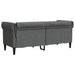 Bank Donkergrijs 182,5 x 74,5 x 74,5 cm Polyester