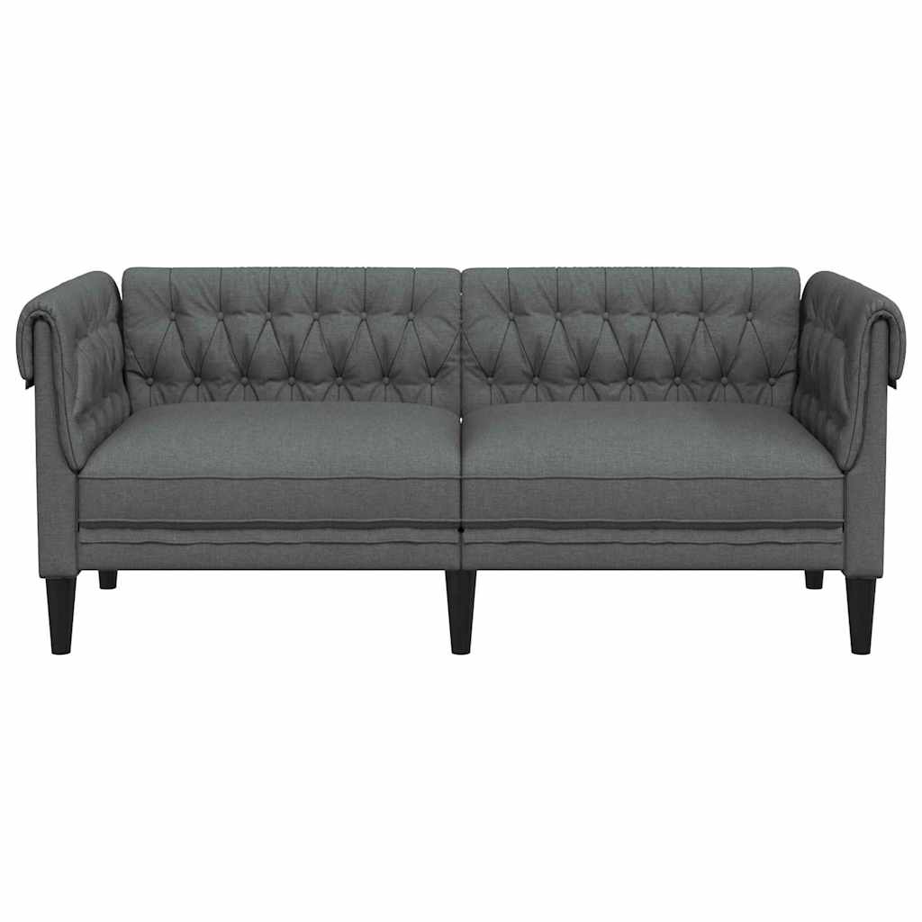 Bank Donkergrijs 182,5 x 74,5 x 74,5 cm Polyester