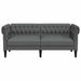 Bank Donkergrijs 182,5 x 74,5 x 74,5 cm Polyester