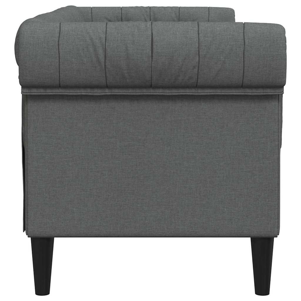 Bank Donkergrijs 182,5 x 74,5 x 74,5 cm Polyester