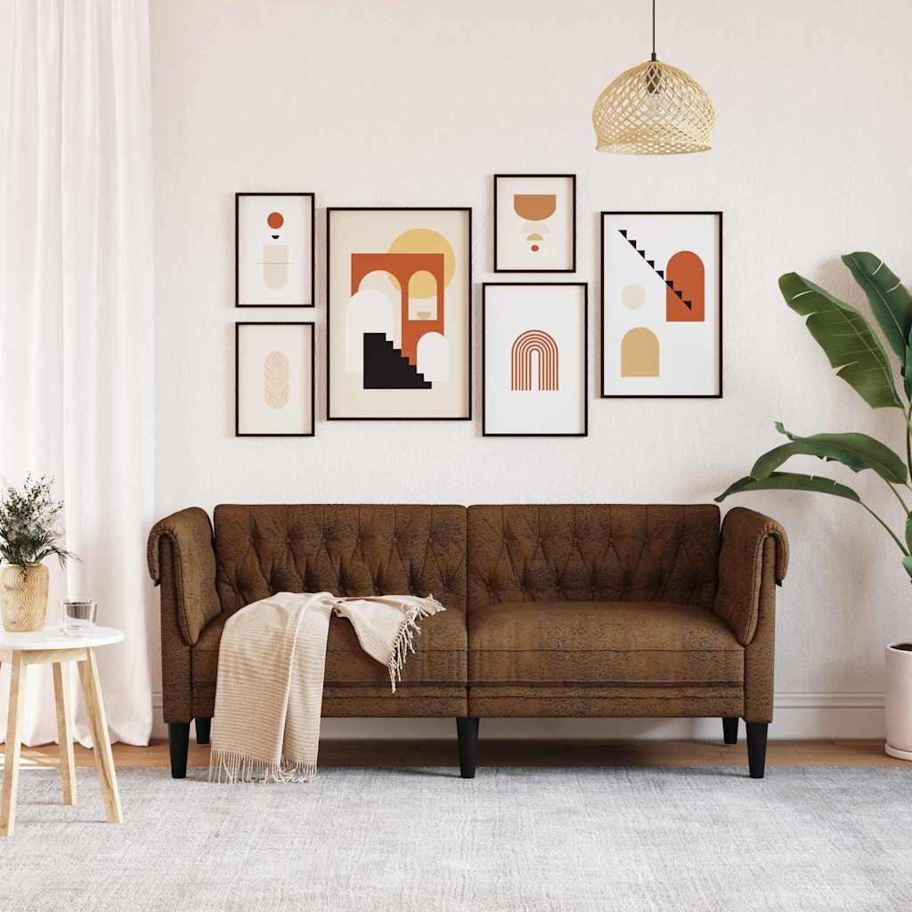 Bank Bruin 182,5 x 74,5 x 74,5 cm Polyester
