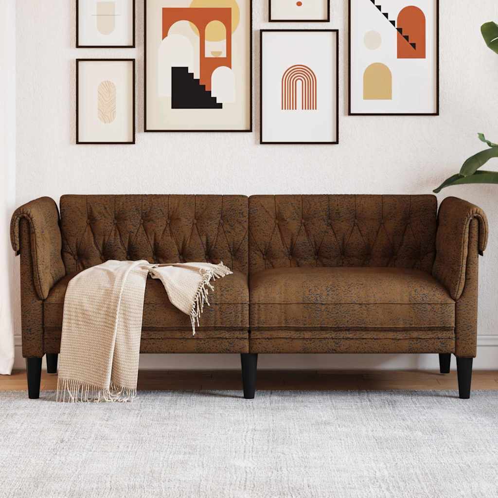 Bank Bruin 182,5 x 74,5 x 74,5 cm Polyester