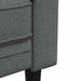 Bank Donkergrijs 201,5 x 74,5 x 74,5 cm Polyester