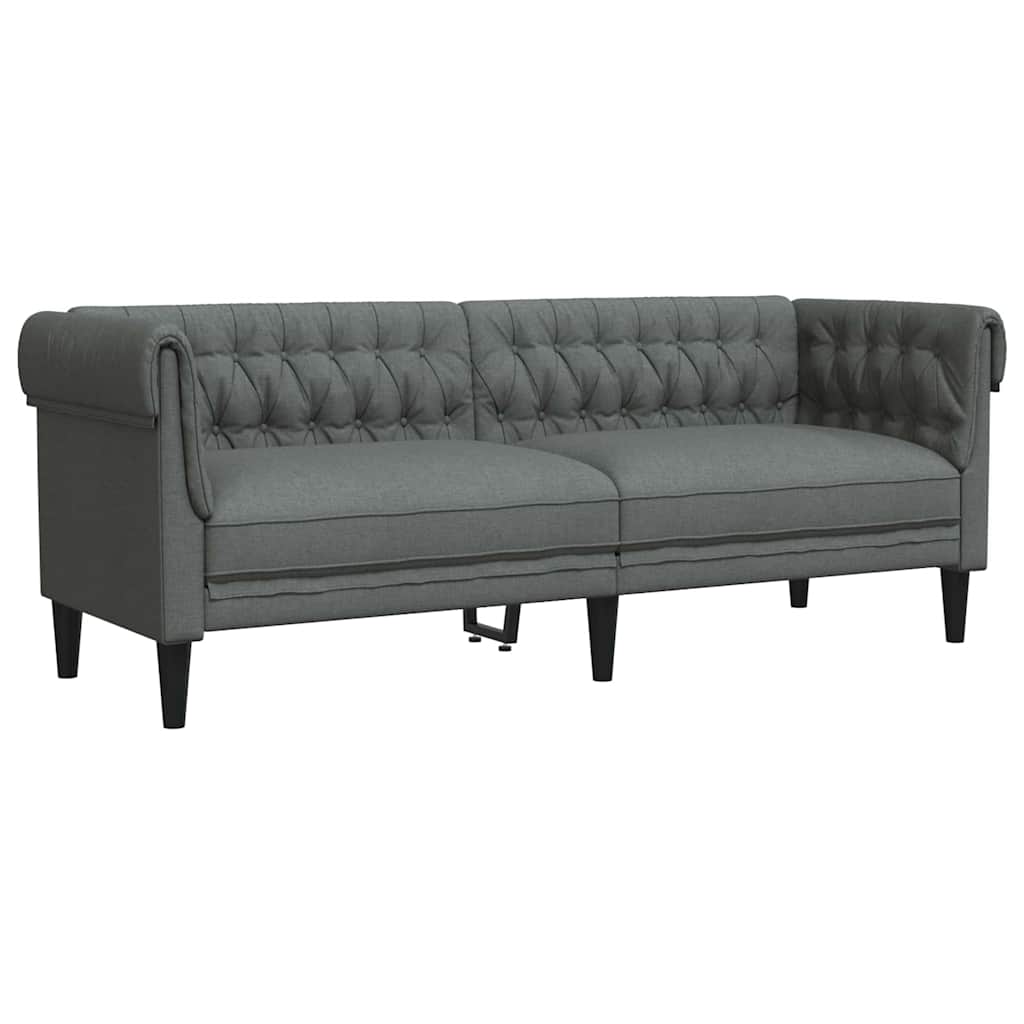 Bank Donkergrijs 201,5 x 74,5 x 74,5 cm Polyester
