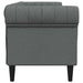 Bank Donkergrijs 201,5 x 74,5 x 74,5 cm Polyester