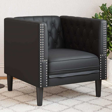 Bank Zwart 74,5 x 71 x 70,5 cm PVC