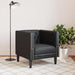 Bank Zwart 74,5 x 71 x 70,5 cm PVC
