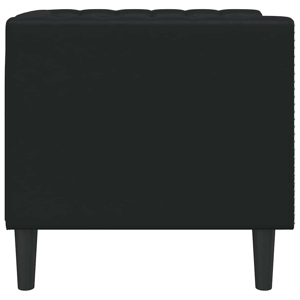 Bank Zwart 74,5 x 71 x 70,5 cm PVC