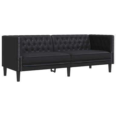 Bank Zwart 194 x 74,5 x 70,5 cm PVC