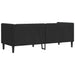 Bank Zwart 194 x 74,5 x 70,5 cm PVC
