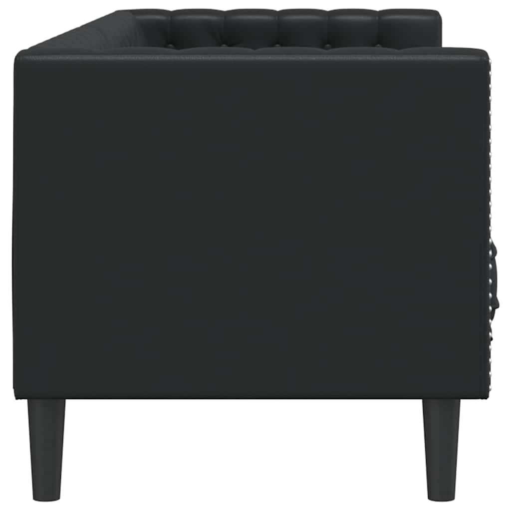Bank Zwart 194 x 74,5 x 70,5 cm PVC