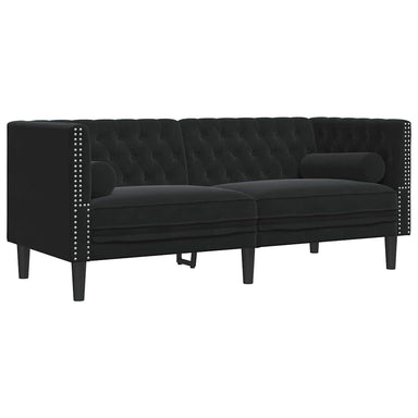Bank Zwart 174 x 74,5 x 70,5 cm Fluweel