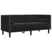 Bank Zwart 174 x 74,5 x 70,5 cm Fluweel