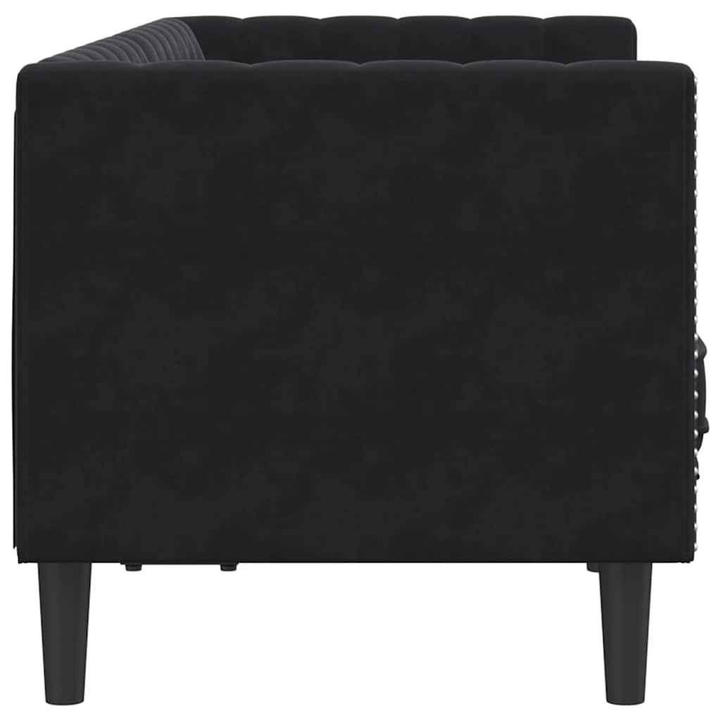 Bank Zwart 174 x 74,5 x 70,5 cm Fluweel