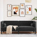 Bank Zwart 194 x 74,5 x 70,5 cm Fluweel